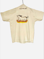 Horse Gold Mane & Tail Youth Tee - White 1