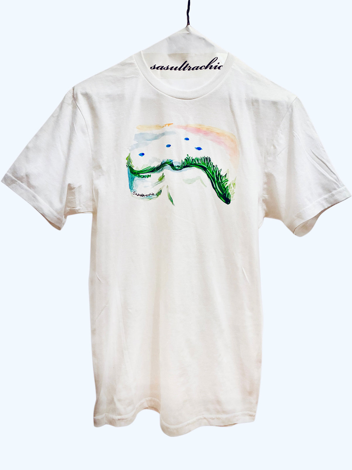Mountain Top Adult Tee - White