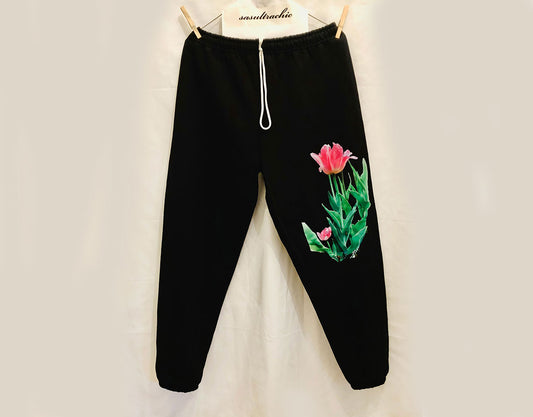 Root to Bloom Adult Sweatpants - Black