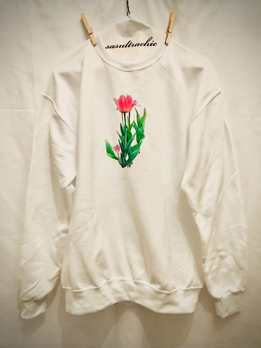 Root to Bloom Adult Sweatshirt - White